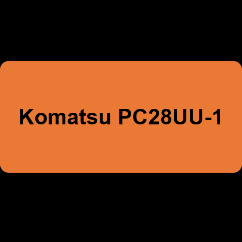 Komatsu PC28UU-1